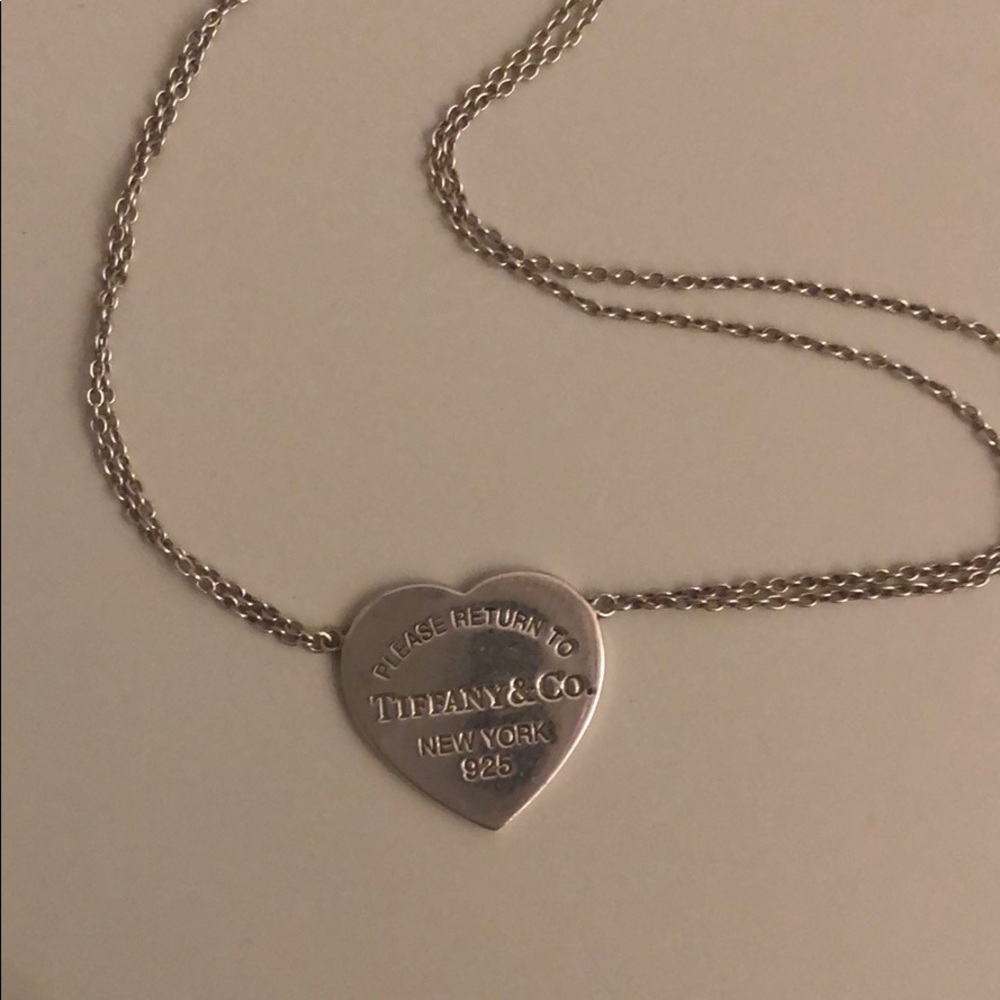 Tiffany Heart Necklace Great Condition
